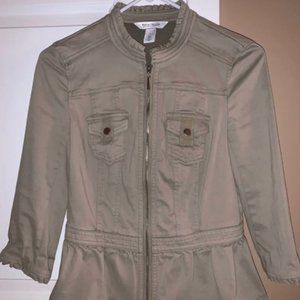 WHBM Olive Jacket Size 0